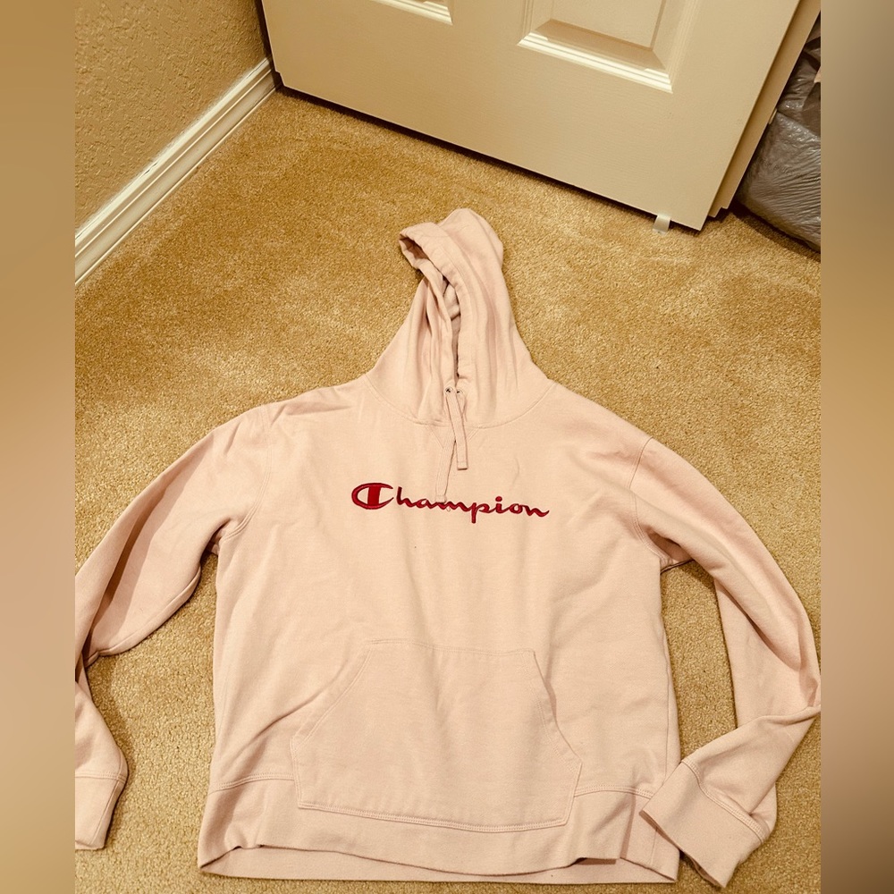 Champion fleece hoodie, women, L